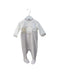 A Grey Onesies from Chicco in size 0-3M for girl. (Front View)