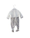 A Grey Onesies from Chicco in size 0-3M for girl. (Back View)