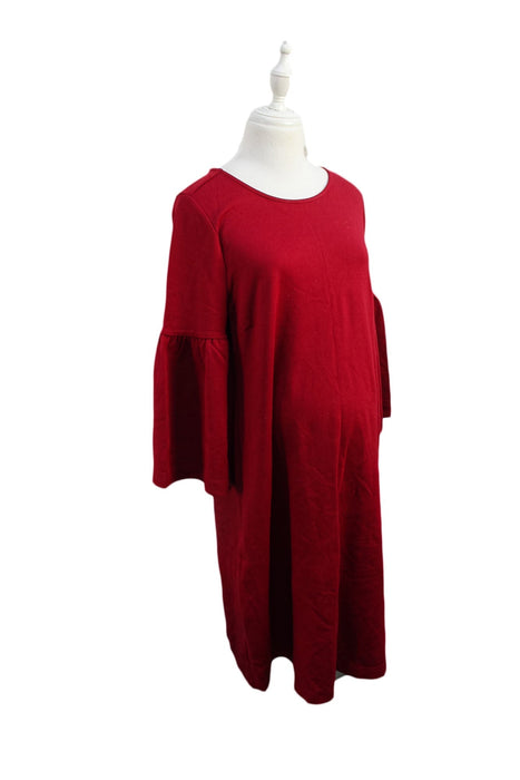 A Red Long Sleeve Dresses from Ingrid & Isabel in size M for maternity. (Front View)