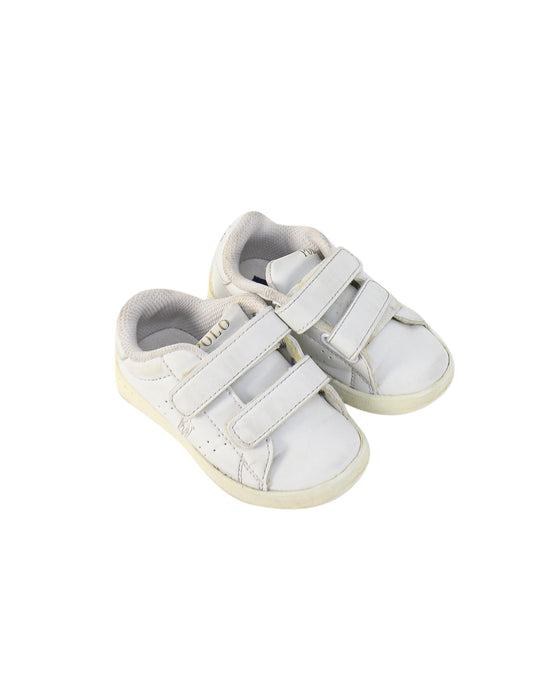 A White Sneakers from Polo Ralph Lauren in size 18-24M for neutral. (Front View)
