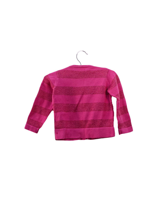 A Pink Cardigans from The Bonnie Mob in size 6-12M for girl. (Back View)