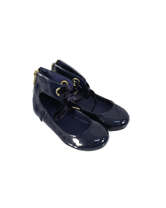 A Navy Flats from Nicholas & Bears in size 18-24M for girl. (Front View)