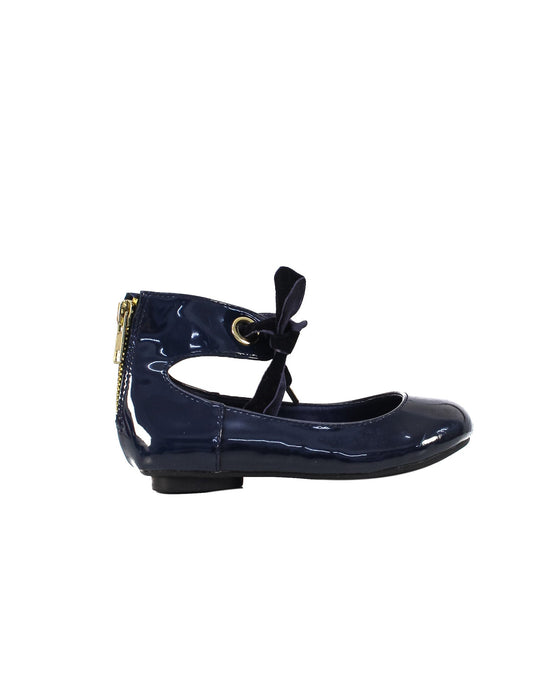 A Navy Flats from Nicholas & Bears in size 18-24M for girl. (Back View)