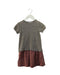 A Brown Short Sleeve Dresses from Bonpoint in size 4T for girl. (Front View)