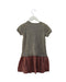A Brown Short Sleeve Dresses from Bonpoint in size 4T for girl. (Back View)