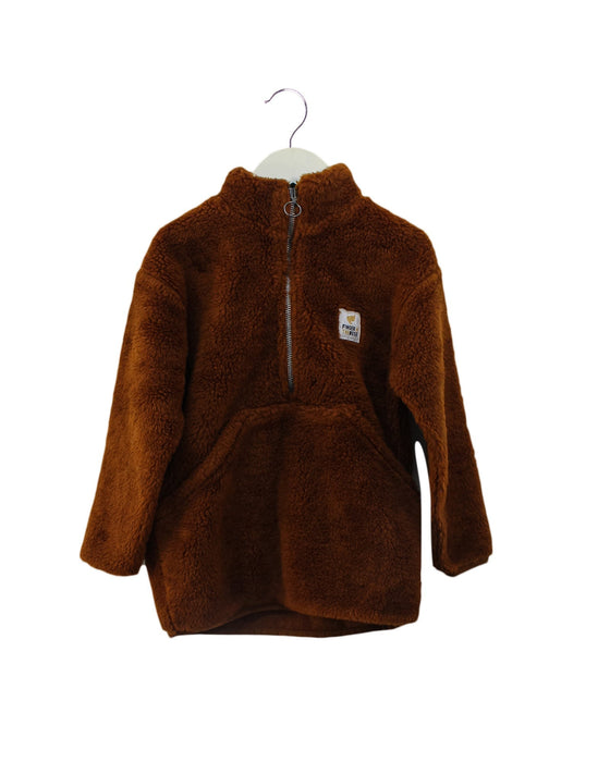 A Brown Knit Sweaters from Finger in the Nose in size 4T for neutral. (Front View)