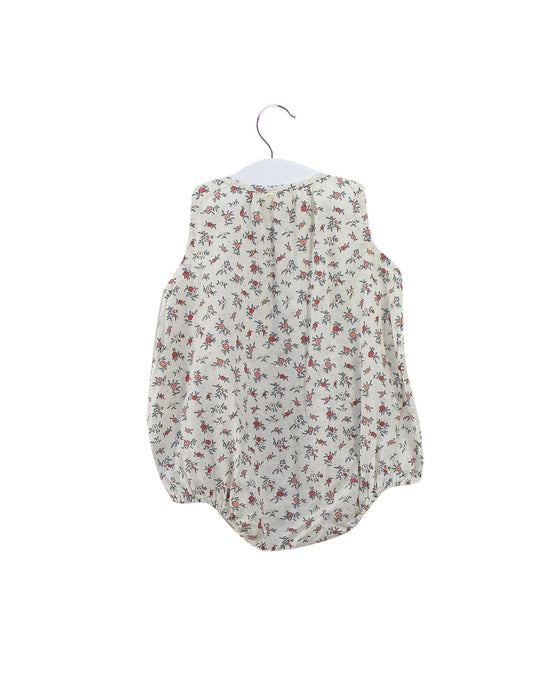 A Ivory Bodysuits from Bonton in size 0-3M for girl. (Back View)