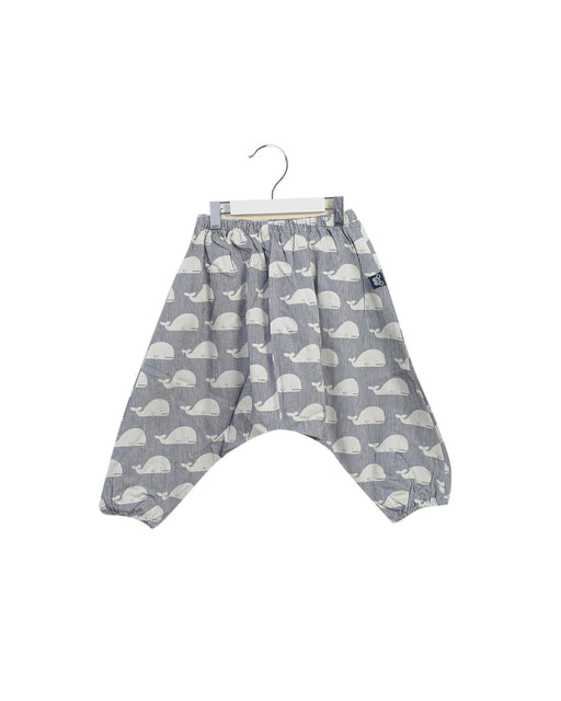 A Blue Casual Pants from Bebe de Pino in size 6T for girl. (Front View)