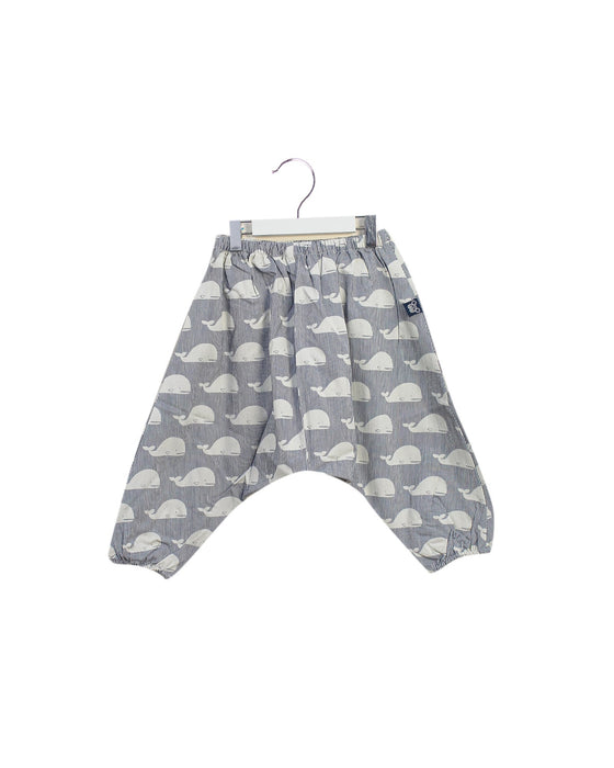 A Blue Casual Pants from Bebe de Pino in size 6T for girl. (Front View)