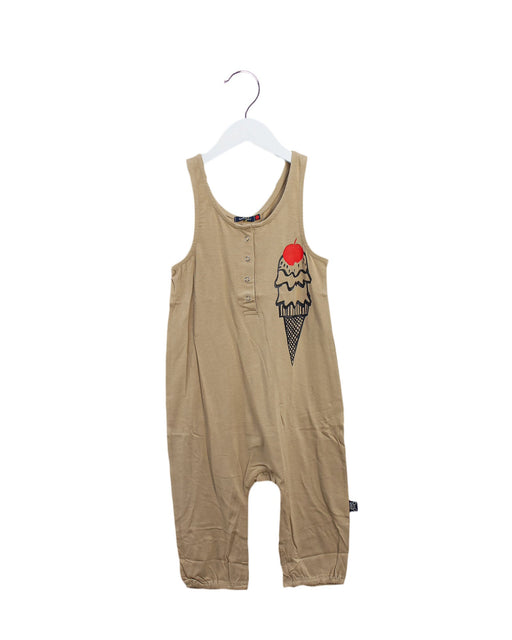 A Beige Sleeveless Jumpsuits from Bebe de Pino in size 6T for girl. (Front View)