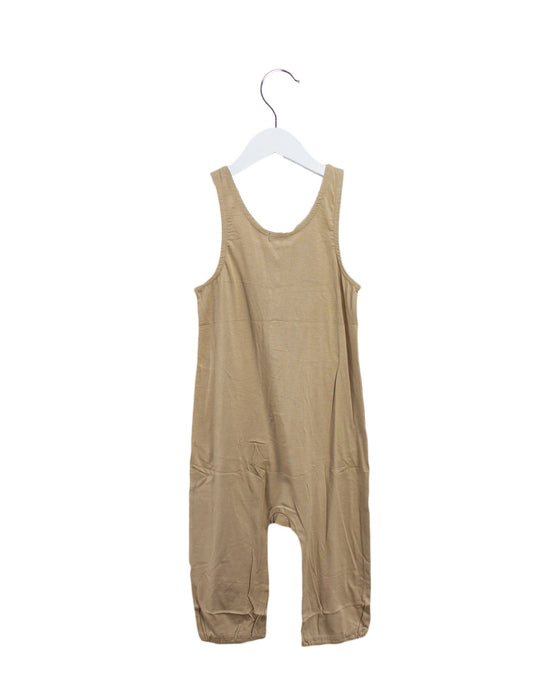 A Beige Sleeveless Jumpsuits from Bebe de Pino in size 6T for girl. (Back View)