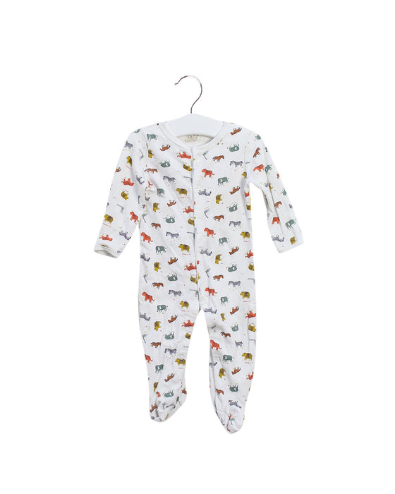 A White Onesies from Mamas & Papas in size 3-6M for boy. (Front View)