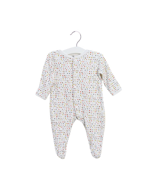A Ivory Onesies from Mamas & Papas in size 3-6M for neutral. (Front View)