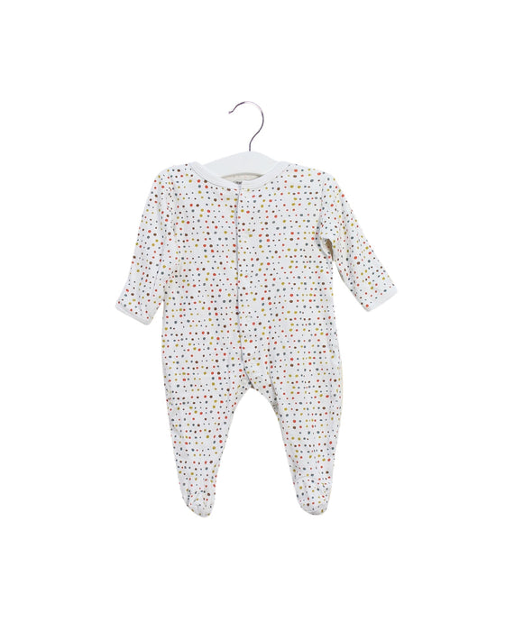 A Ivory Onesies from Mamas & Papas in size 3-6M for neutral. (Front View)
