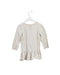 A Beige Long Sleeve Dresses from Seed in size 12-18M for girl. (Back View)