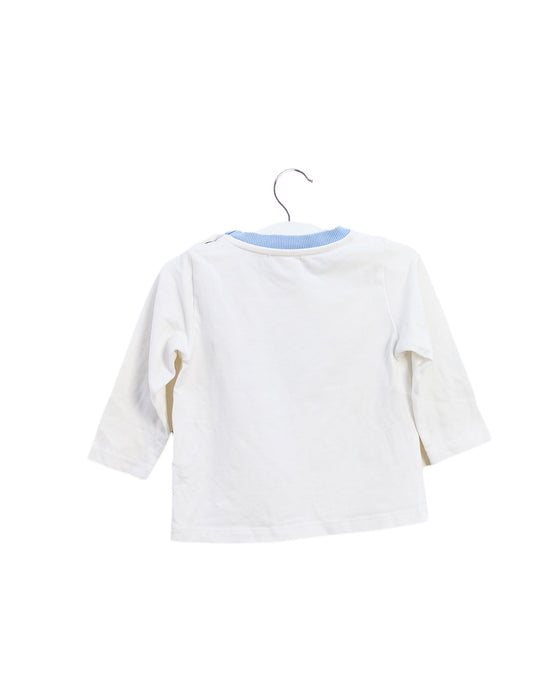 A White Long Sleeve Tops from Roberto Cavalli in size 6-12M for girl. (Back View)