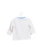A White Long Sleeve Tops from Roberto Cavalli in size 6-12M for girl. (Back View)