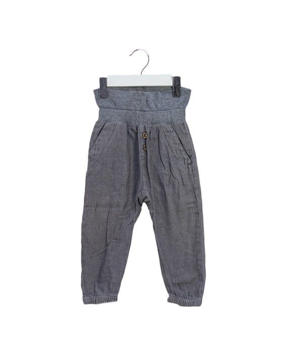A Grey Casual Pants from Newbie in size 6-12M for boy. (Front View)