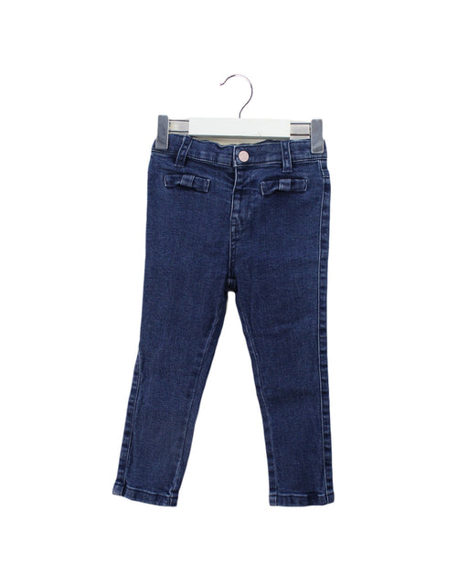 A Navy Jeans from Sprout in size 2T for girl. (Front View)