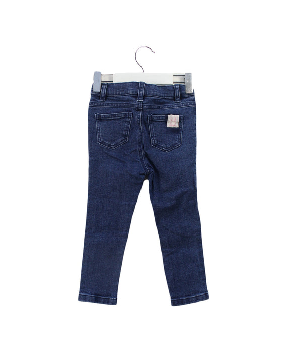 A Navy Jeans from Sprout in size 2T for girl. (Back View)