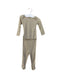 A Taupe Pyjama Sets from Solly Baby in size Newborn for girl. (Front View)