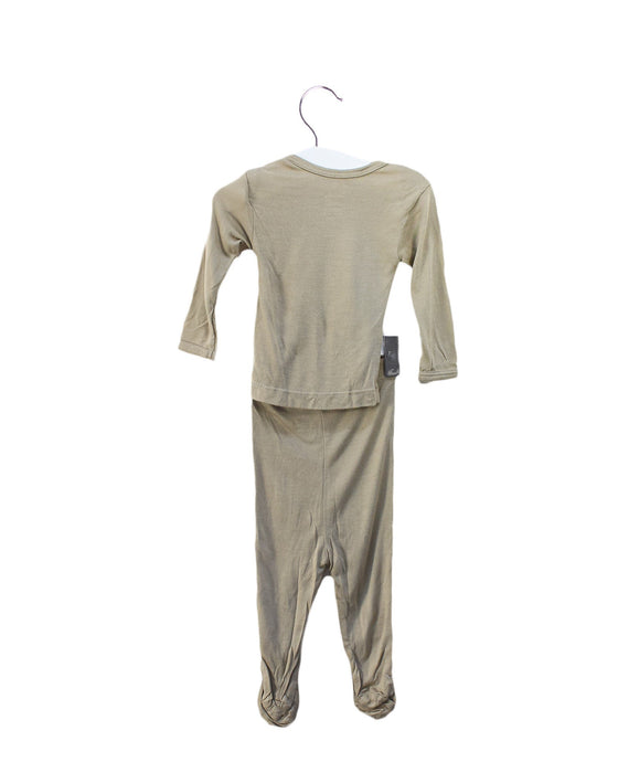 A Taupe Pyjama Sets from Solly Baby in size Newborn for girl. (Back View)