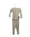 A Taupe Pyjama Sets from Solly Baby in size Newborn for girl. (Back View)