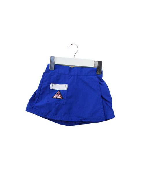 A Blue Active Shorts from Polo Ralph Lauren in size 3-6M for girl. (Front View)