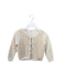 A Beige Cardigans from Kingkow in size 12-18M for girl. (Front View)