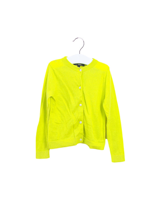 A Green Cardigans from Velveteen in size 4T for girl. (Front View)
