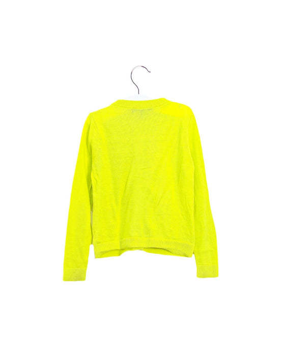 A Green Cardigans from Velveteen in size 4T for girl. (Back View)