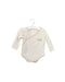 A Beige Long Sleeve Bodysuits from Natures Purest in size 3-6M for girl. (Front View)