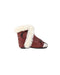 A Burgundy Winter Boots from Jack & Lily in size 12-18M for girl. (Back View)
