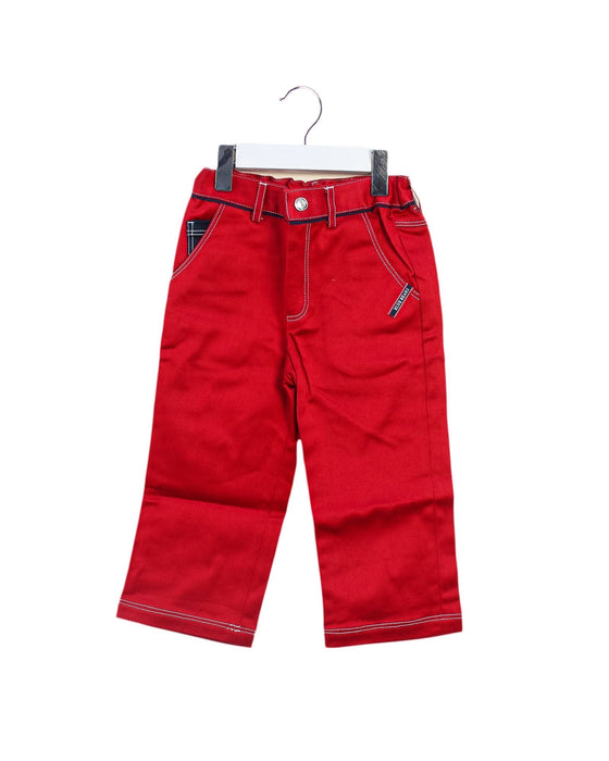 A Red Casual Pants from Nicholas & Bears in size 2T for boy. (Front View)