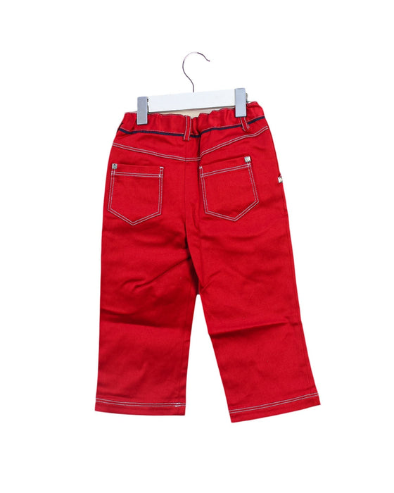 A Red Casual Pants from Nicholas & Bears in size 2T for boy. (Back View)