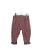 A Brown Casual Pants from Velveteen in size 12-18M for girl. (Front View)