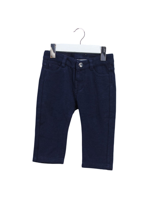 A Navy Casual Pants from Jacadi in size 6-12M for boy. (Front View)