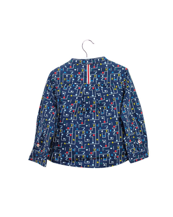 A Navy Shirts from Velveteen in size 12-18M for boy. (Back View)