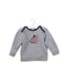 A Grey Crewneck Sweatshirts from Petit Bateau in size 6-12M for boy. (Front View)