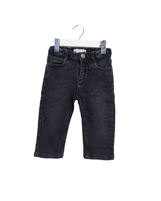A Black Jeans from Bonpoint in size 6-12M for girl. (Front View)