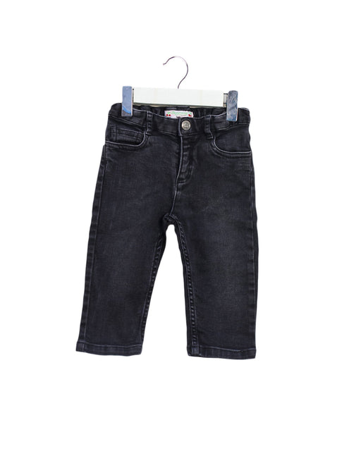 A Black Jeans from Bonpoint in size 6-12M for girl. (Front View)