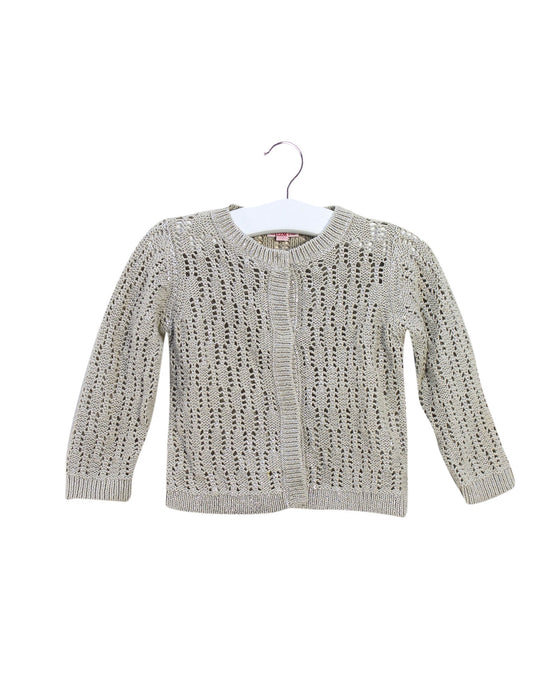 A Beige Cardigans from Bonpoint in size 6-12M for girl. (Front View)