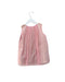 A Pink Sleeveless Dresses from Velveteen in size 2T for girl. (Back View)
