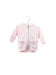 A Pink Zippered Sweatshirts from Seed in size 0-3M for girl. (Front View)