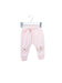 A Pink Sweatpants from Seed in size 0-3M for girl. (Front View)