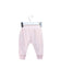 A Pink Sweatpants from Seed in size 0-3M for girl. (Back View)