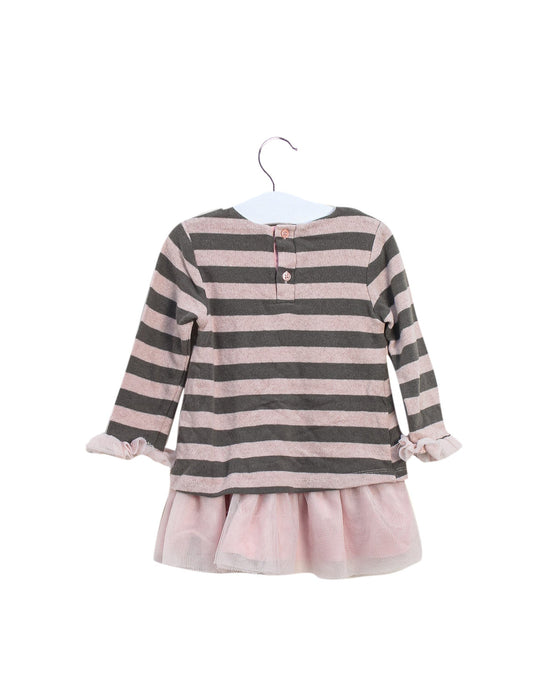 A Brown Long Sleeve Dresses from Paz Rodriguez in size 18-24M for girl. (Back View)