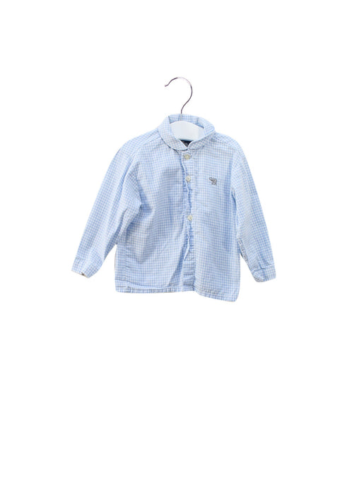A Blue Shirts from Thomas Brown in size 12-18M for boy. (Front View)