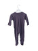 A Purple Onesies from Petit Bateau in size 6-12M for girl. (Back View)
