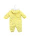 A Yellow Snowsuits from Kingkow in size 0-3M for girl. (Back View)
